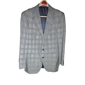 Jos. A. Bank Mens Sports coat, Blazer, silk, wool, Executive collection, 40R, Gr